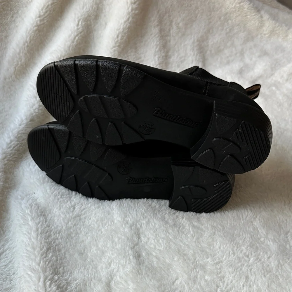 Blundstone Classic Black Leather Ankle Boots Size 7.5 US Women's - Picture 7 of 8